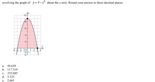 up and evaluate the definite integral for the area of the surface formed by