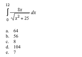 the definite integral.
