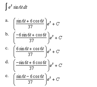 the indefinite integral.