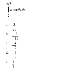 the definite integral.
