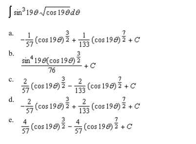 the indefinite integral.