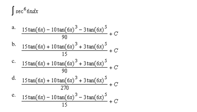 the indefinite integral.