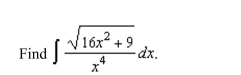 the indefinite integral.