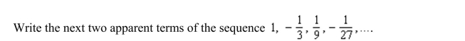 Match the sequence with its graph.
