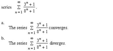 the Limit Comparison Test to determine the convergence or divergence of the