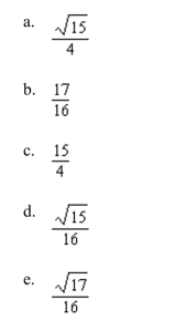the eccentricity of the ellipse given by
