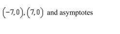 an equation of the hyperbola with vertices