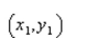 the result, the set of parametric equations for the line passing through