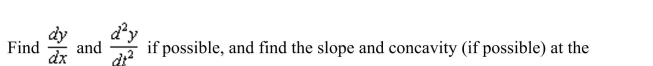point corresponding to t = 5.