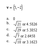the magnitude of the vector given below. Round your answer to four decimal places.
