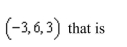 the set of parametric equations of the line through the point