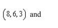 a set of symmetric equations of the line through the points
