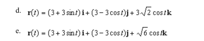 a vector-valued function, using the given parameter, to represent the intersection of the surfaces given below.