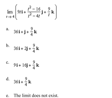 Evaluate the limit given below.