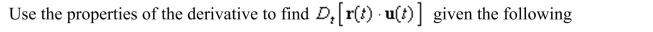 vector-valued functions.
