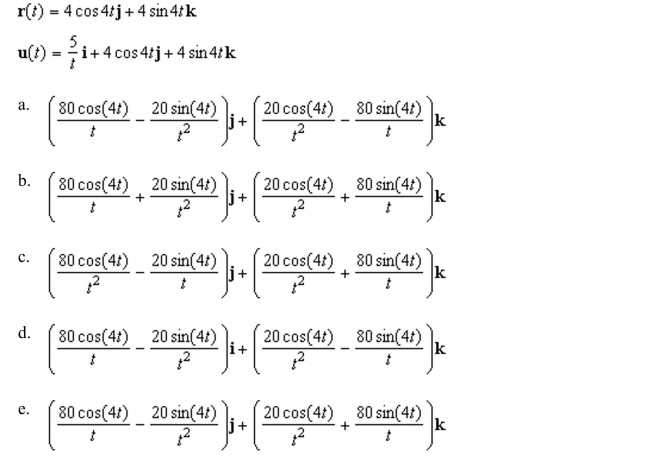 the properties of the derivative to find vector-valued functions.