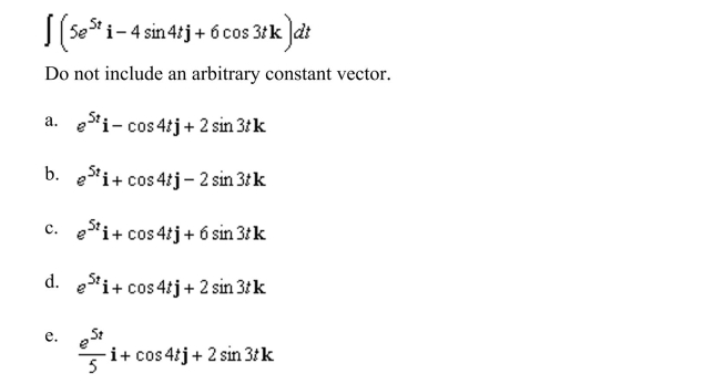 the indefinite integral below.
