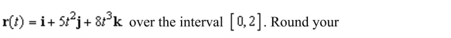 <strong>the arc length for answer to two decimal places.</strong> A)67.63 B)73.37 C)79.40 D)49.75 E)62.97