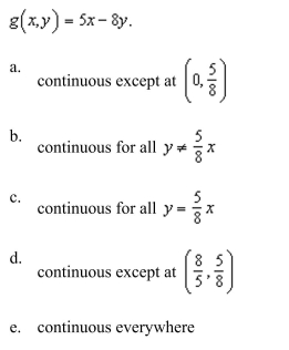 Determine the continuity of the composite function