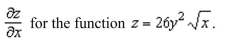 the partial derivative