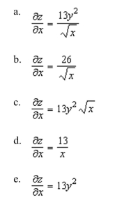 the partial derivative