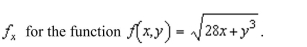 the partial derivative