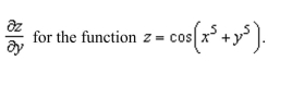 the partial derivative