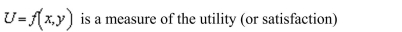 Suppose the utility function derived by a person from the consumption of two products x and y. Determine the marginal utility of