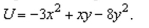 Suppose the utility function derived by a person from the consumption of two products x and y. Determine the marginal utility of product if the utility function is