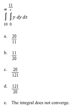 Evaluate the following improper integral.
