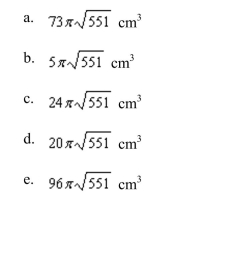 company produces a spherical object of radius 24 centimeters. A hole of radius 5 centimeters is drilled through the center of the object. Find the outer surface area of the object.