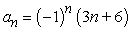 <strong>Write an expression for the apparent nth term of the sequence. (Assume that n begins with 1.) 9, 12, 15, 18, 21</strong> A) B) C) D) E)