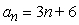<strong>Write an expression for the apparent nth term of the sequence. (Assume that n begins with 1.) 9, 12, 15, 18, 21</strong> A) B) C) D) E)