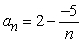 <strong>Write an expression for the apparent nth term of the sequence. (Assume that n begins with 1.) </strong> A) B) C) D) E)