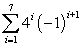 <strong>Write the given series in summation notation. </strong> A) B) C) D) E)