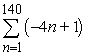 <strong>Find the partial sum. </strong> A)-39,339 B)-38,781 C)-39,620 D)-39,903 E)-39,340