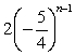 <strong>Find the nth term of the geometric sequence. </strong> A) B) C) D) E)