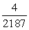 <strong>Find the indicated nth term of the geometric sequence. 7th term: </strong> A) B) C) D) E)