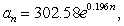 <strong>The annual profit (in millions of dollars) for a certain company from 2000 to 2005 can be approximated by the model where represents the year, with corresponding to 2000. Use the formula for the sum of a finite geometric sequence to approximate the total profit earned during this six-year period. Round to the nearest ten-thousand dollars.</strong> A)$3810.36 million B)$4112.94 million C)$3132.16 million D)$2829.58 million E)$2325.95 million