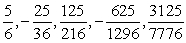 <strong>Write the first five terms of the sequence. an = </strong> A) B) C) D) E)none of the above