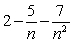 <strong>Write the first five terms of the sequence. an = </strong> A) B) C) D) E)