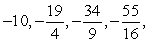 <strong>Write the first five terms of the sequence. an = </strong> A) B) C) D) E)