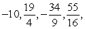 <strong>Write the first five terms of the sequence. an = </strong> A) B) C) D) E)
