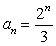 <strong>Write an expression for the nth term of the sequence .</strong> A) B) C) D) E)