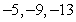 <strong>What are the next three terms in the arithmetic sequence ?</strong> A) B) C) D) E)