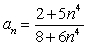 <strong>Give an example of a sequence that converges to .</strong> A) B) C) D) E)