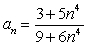 <strong>Give an example of a sequence that converges to .</strong> A) B) C) D) E)