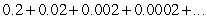 <strong>The repeating decimal is expressed as a geometric series . Write the decimal as the ratio of two integers.</strong> A) B) C) D) E)