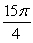 <strong>Find the radian measure of the given angle. 225o</strong> A) B) C) D) E)