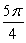 <strong>Find the radian measure of the given angle. 225o</strong> A) B) C) D) E)
